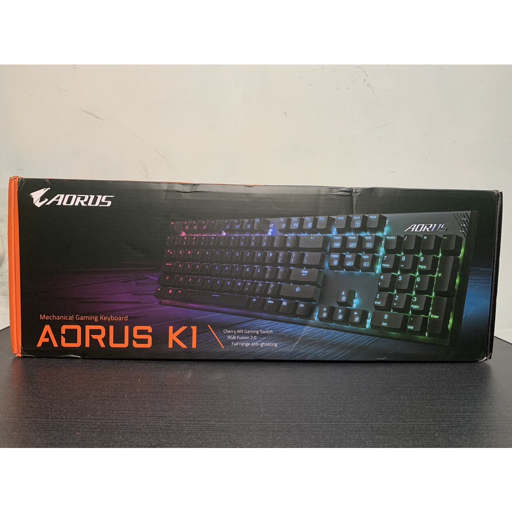 (Baru) GIGABYTE AORUS K1 mechanical gaming Keyboard - Cherry MX Switch