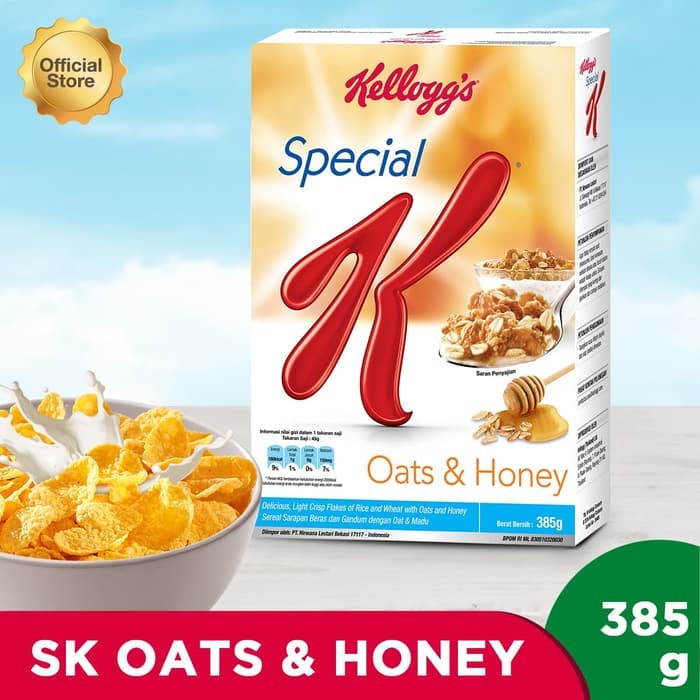 

Sereal Kelloggs Special K Oats & Honey Sereal 385G
