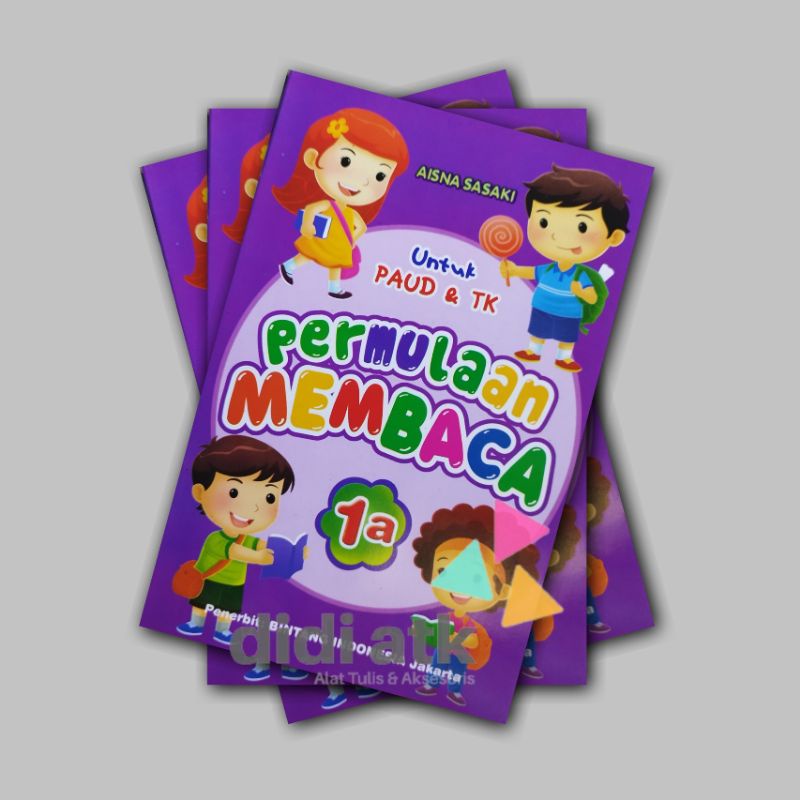 Buku Permulaan Membaca 1A Untuk Anak Paud & TK