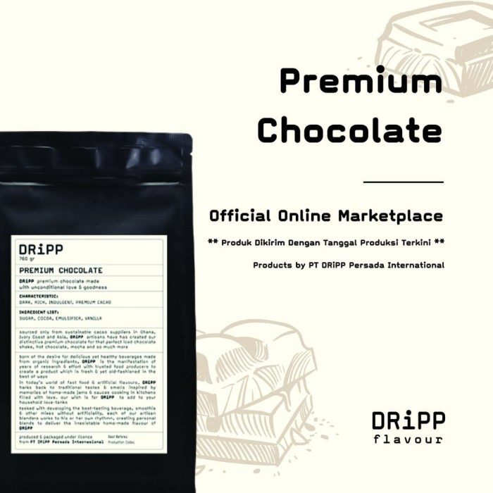 

Tokopratiwiw - Dripp Premium Chocolate Powder ( Coklat Bubuk )