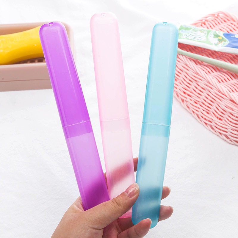 Tempat Box Kotak Sikat Gigi Portable - Travel Toothbrush Case MALLSHOPPING