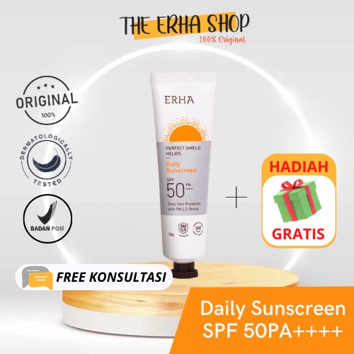 ERHA HELIOS DAILY SUNSCREEN SPF50/PA+++ | Sunscreen Mencerahkan / ERHA / ERHA SKINCARE