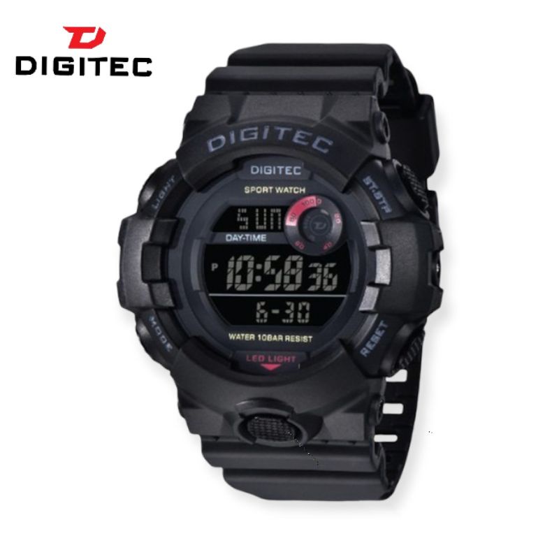 Jam Tangan pria DIGITEC 5112 hitam merah ORIGINAL