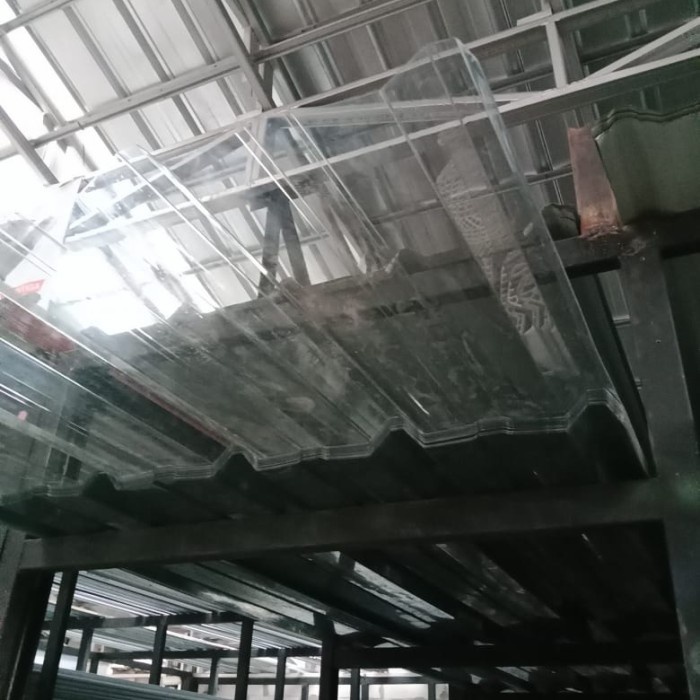 spandek bening transparan