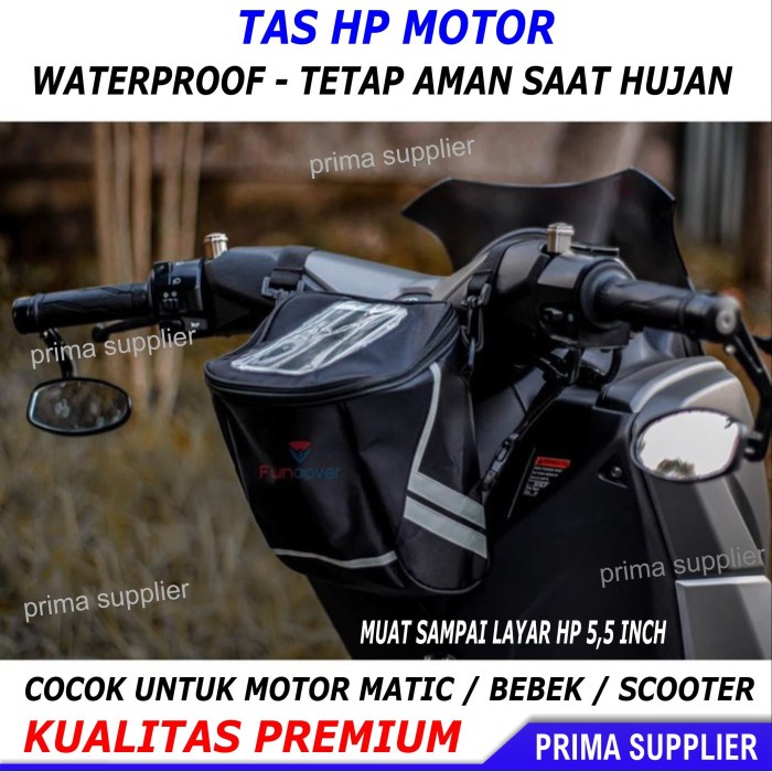 Rain Cover Tas Holder Hp Motor Tas Selempang Dashbag Motor Kualitas Premium