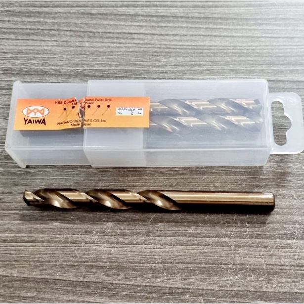 Mata Bor Hss Cobalt 12 mm / 12mm Yaiwa Cobalt HSS Drill Bit