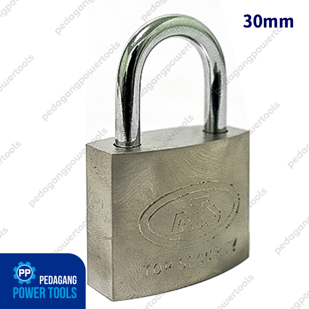 ATS GEMBOK BESI 30 MM SHORT PADLOCK KUNCI PAGAR RUMAH LEHER PENDEK