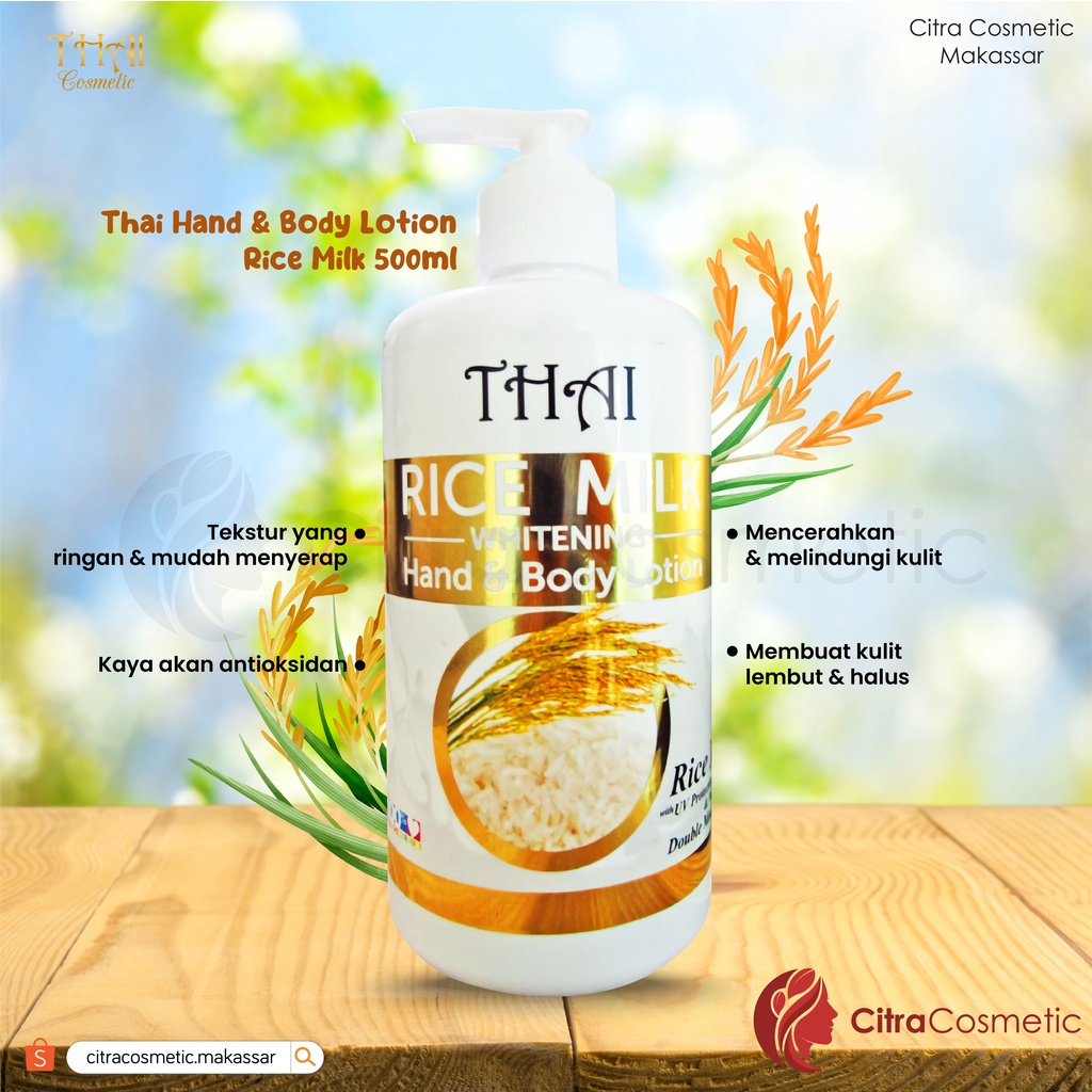 Thai Hand Body Lotion 500 Ml Series | Bengkoang | Milk | Strawberry