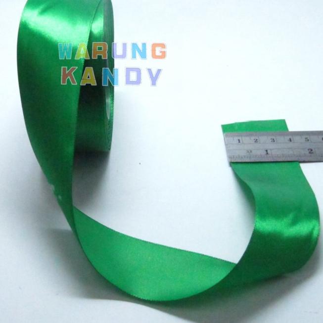 

Pita Saten 1,5" 25Yar HIjau Daun 27 - PAK