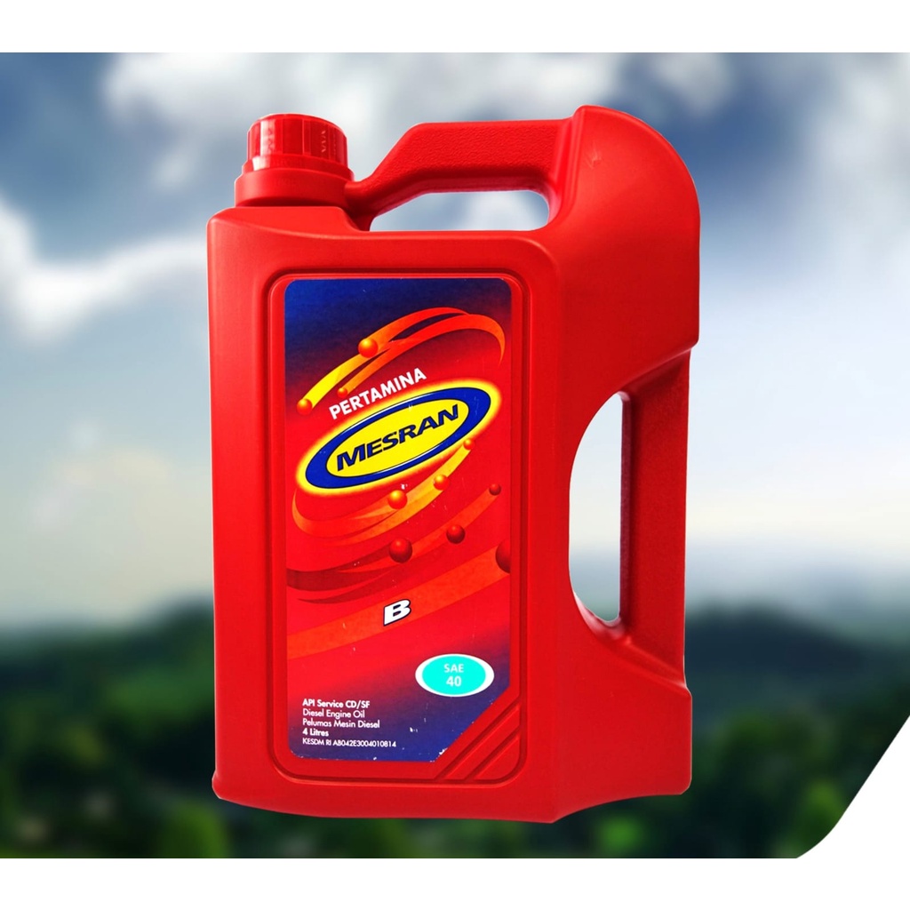 OLI Pertamina Mesran B-40 SAE 40 4 Liter