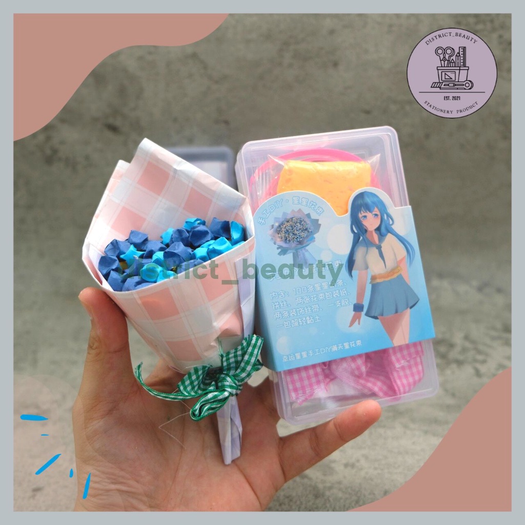 

PAKET DIY PITA JEPANG KREATIVITAS ANAK LWX-G707 DIY BUCKET BUNGA DARI KERTAS SET BOX PERLENGKAPAN DIY UNIK LUCU MURAH DISTRICT BEAUTY