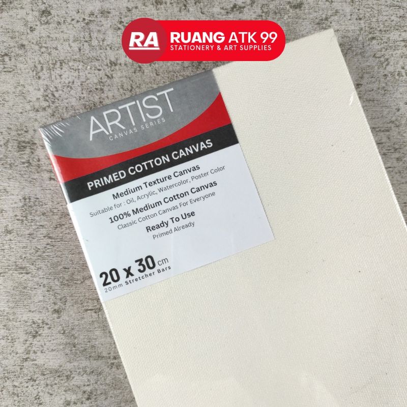 

Artist Canvas Cotton Canvas Series Kanvas Lukis Cotton Medium Texture Ukuran 20x30 cm