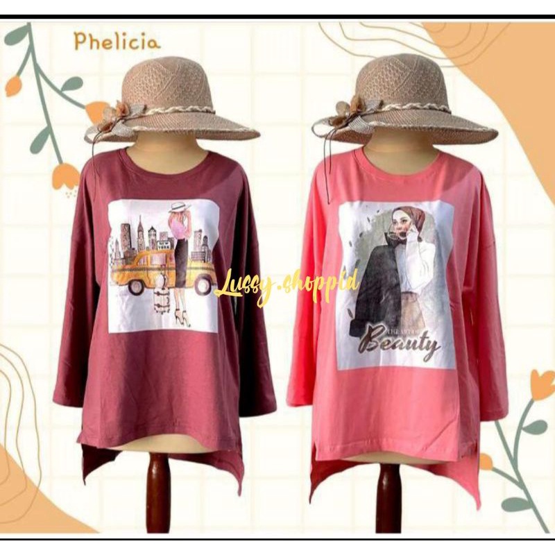 KAOS VIRAL/ KAOS OVERSIZE PHELICIA/KAOS KEKINIAN