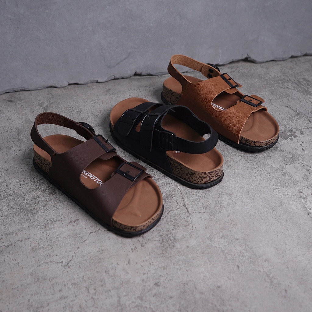 DUNKENSTOCK MILANO Sandal pria casual model ban dua