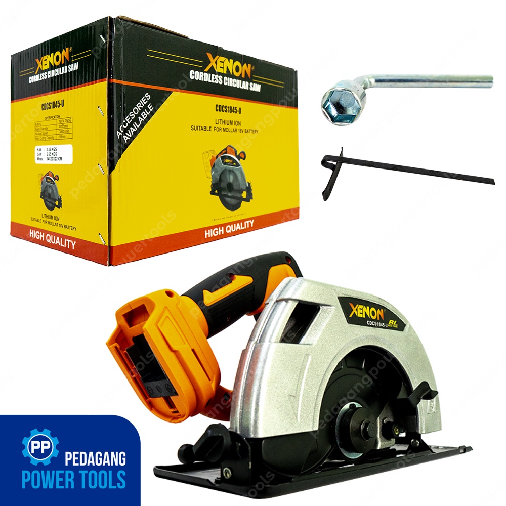 XENON CDCS1845-U CORDLESS CIRCULAR SAW 18V TANPA CHARGER BATERAI