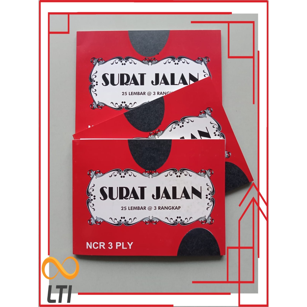 Buku NCR surat Jalan Tjiwi Kimia 3 Ply 25 Lembar