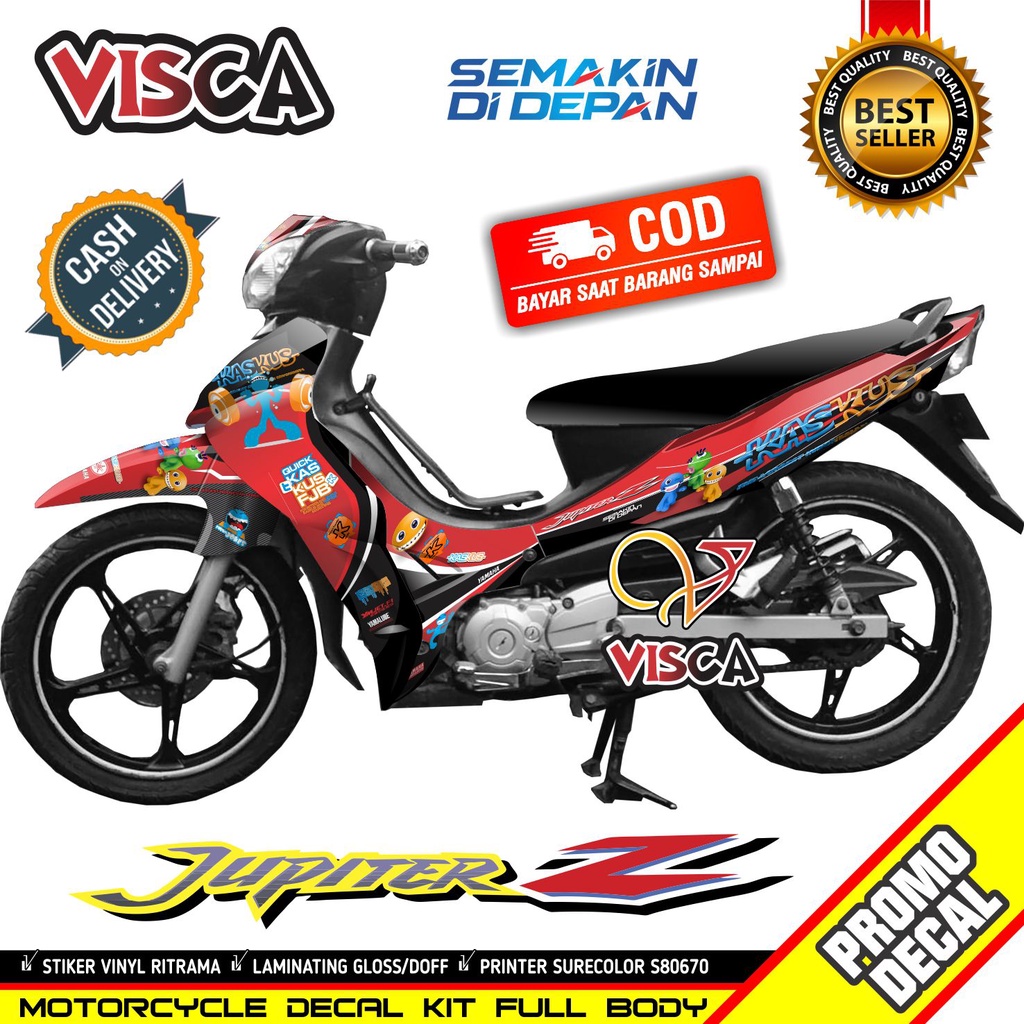 Decal Jupiter Z Burhan Full Body Stiker Jupiter Z Burhan Full Body Striping Jupiter Z Burhan Variasi
