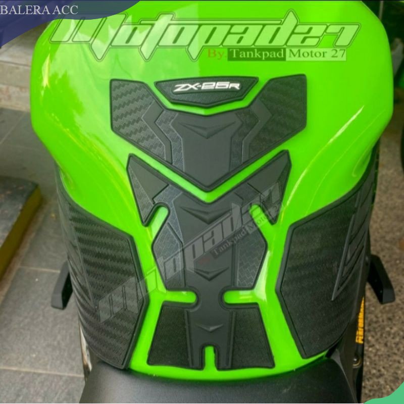 Tankpad dan Sidepad Rubberpad Kawasaki ZX25R Premium