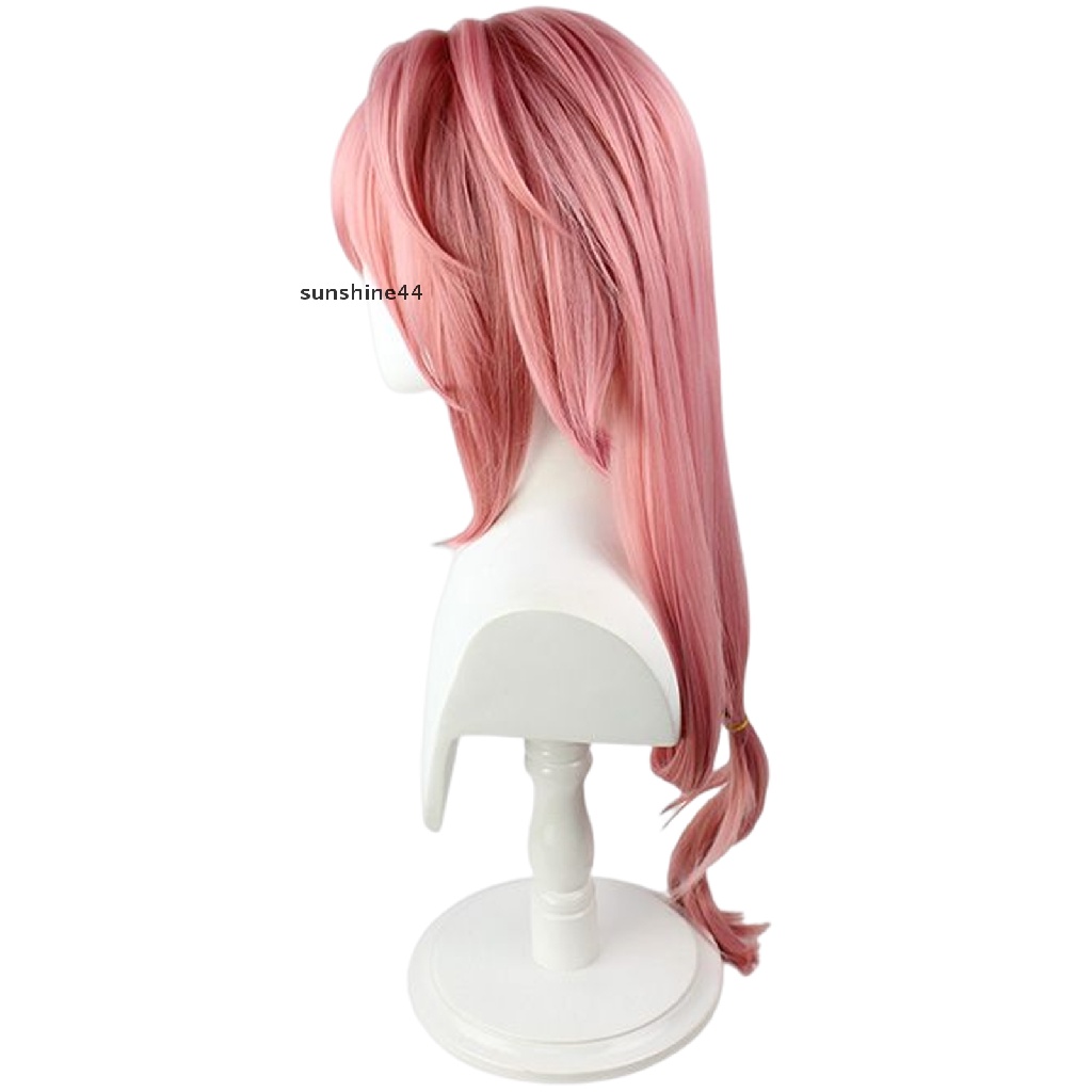 Sunshine Yae Miko Wig / Rambut Palsu Wanita Untuk Cosplay / Halloween / Natal