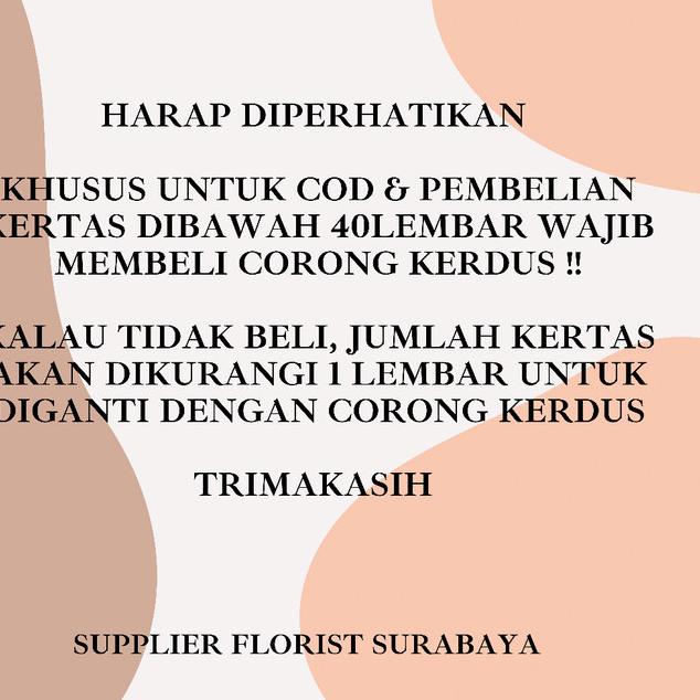 

KERTAS BUNGA BICOLOR(1PAK:20LBR)/WRAPPING PAPER/WRAP BUNGA/FLOWER WRAP - PINK TUA-MUDA
