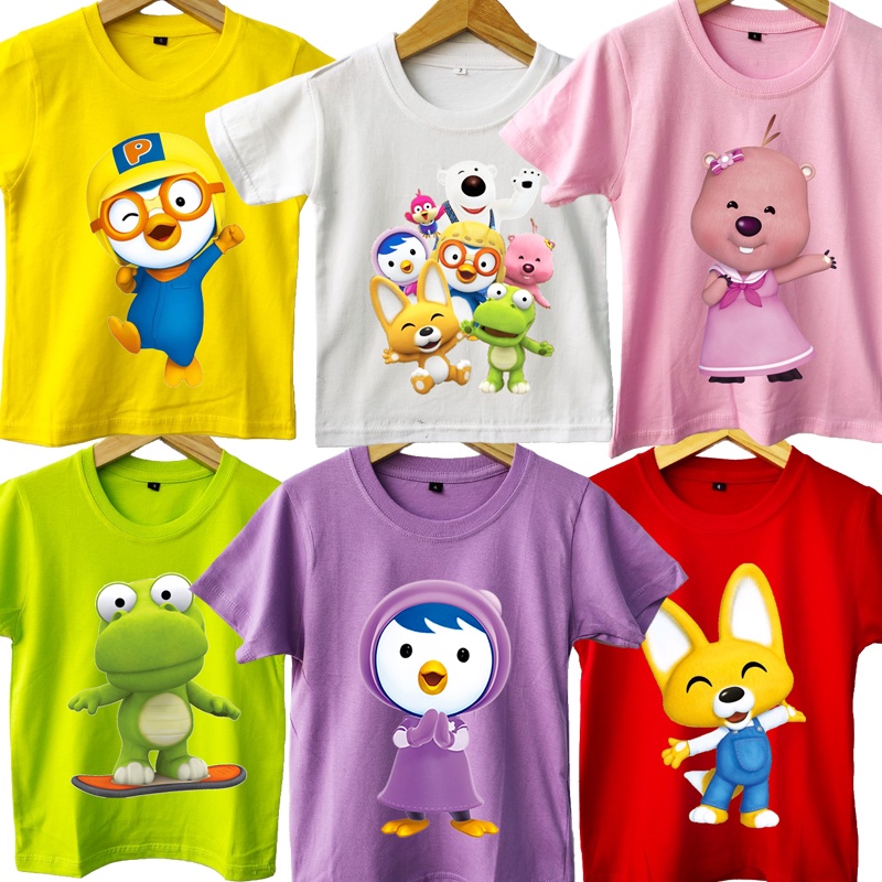 BAJU KAOS ANAK PORORO