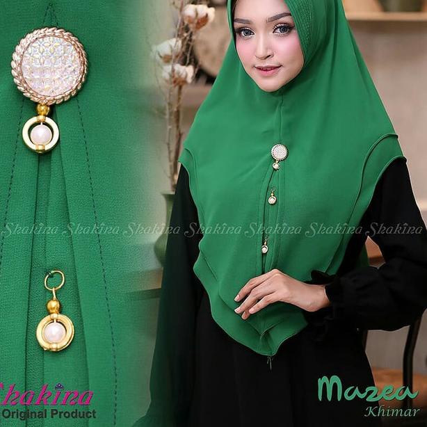 Fashion Muslim Jilbab Hijab Instan Khimar Mazea Khimar Syari Pesta