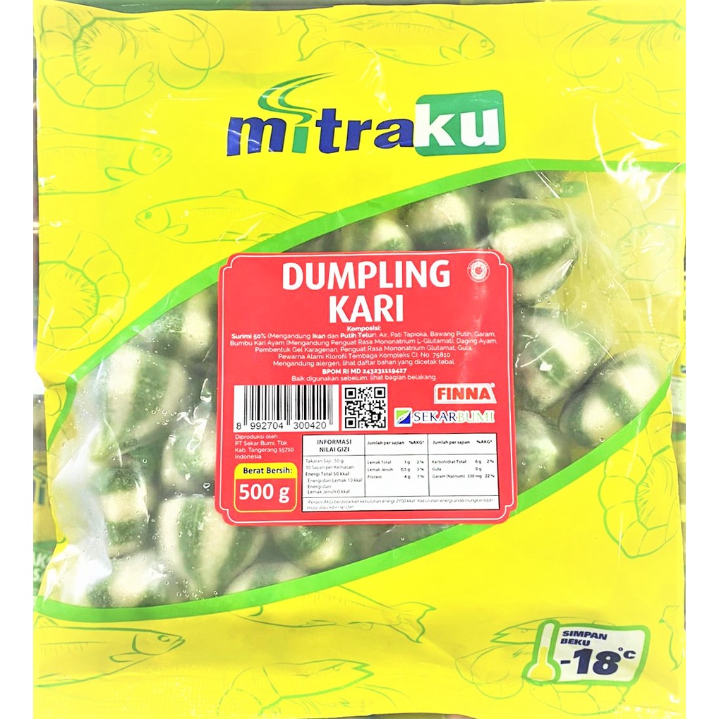 

Mitraku Dumpling Kari 500gr