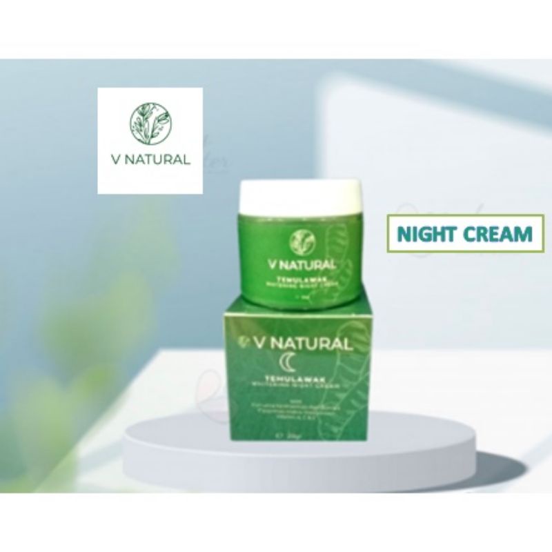 V Natural Temulawak Day Cream &amp; Night Cream 20gr BPOM