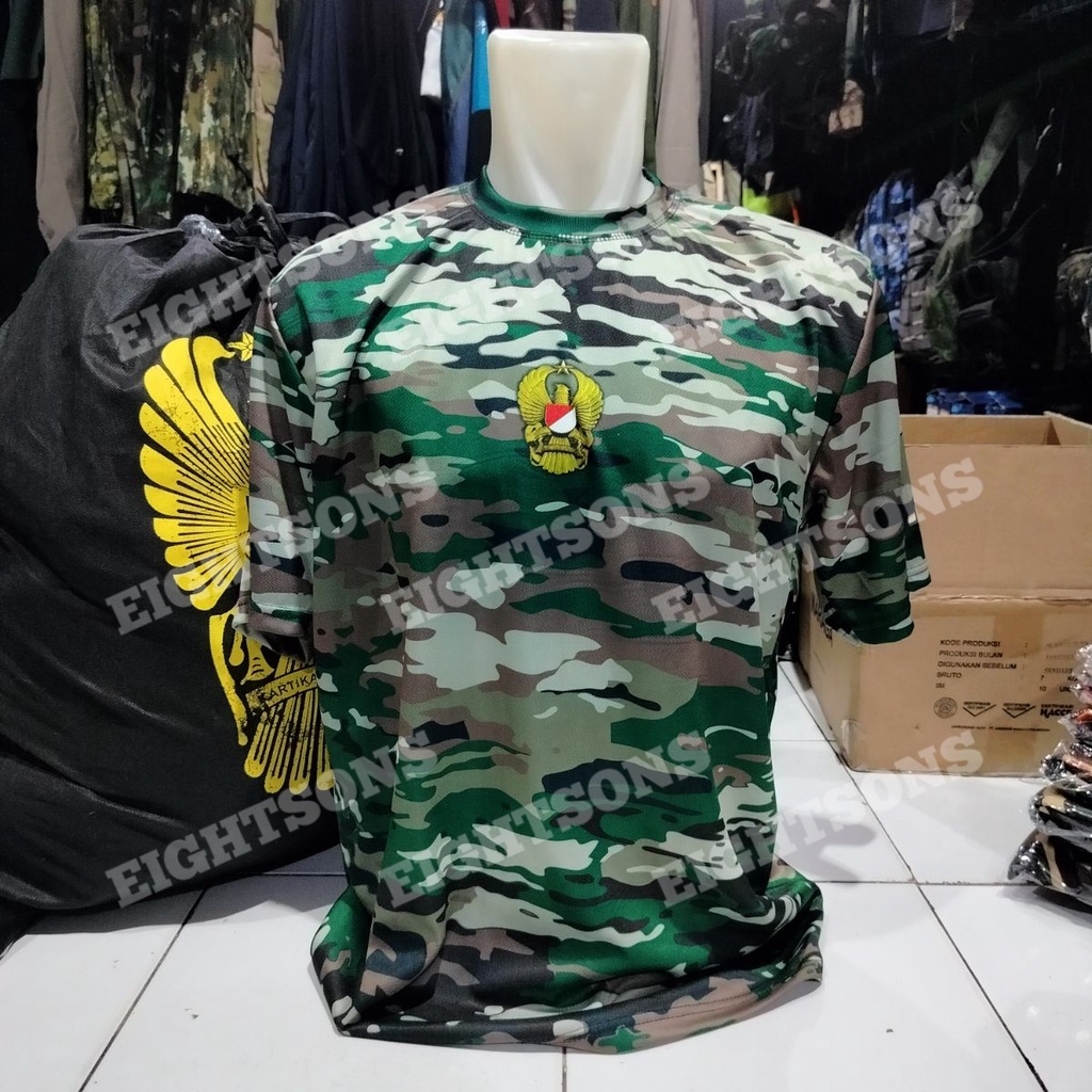 Kaos KASAD FULL PRINT Matra TNI AD Darat Dalam TNI Full Printing Terbaru Loreng TNI Baru KASAD TNI K