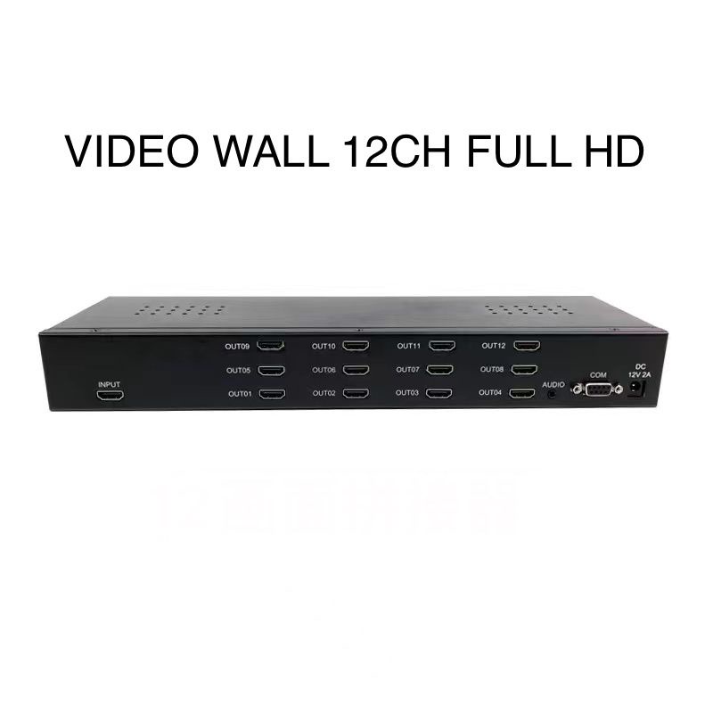 video wall  controller 12CH 3x4 2x6  4x3 3x3 2x4 5x2 FULL HD 1080P 4K HDMI