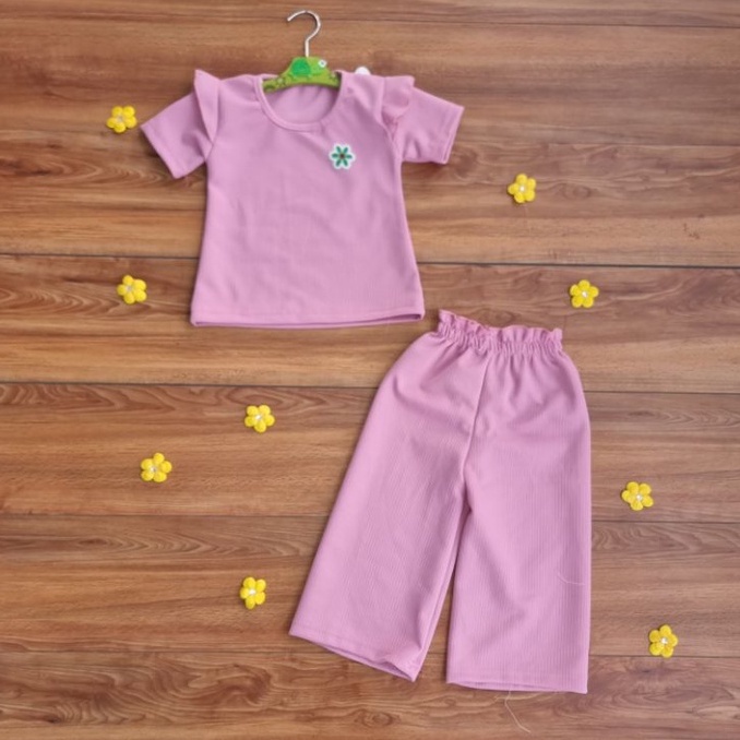 IL - SET MANGO KNIT RIB ANAK / SETELAN ANAK PEREMPUAN LUCU