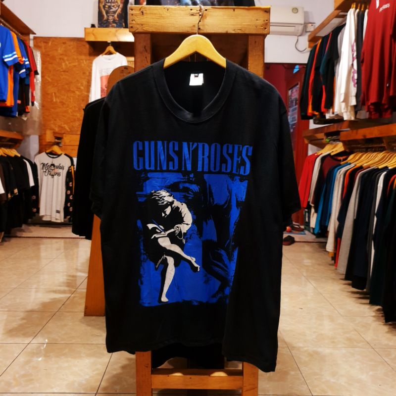 KAOS PENDEK GUNS N ROSES ORIGINAL PRAPATAN REBEL DISTRO TERBARU