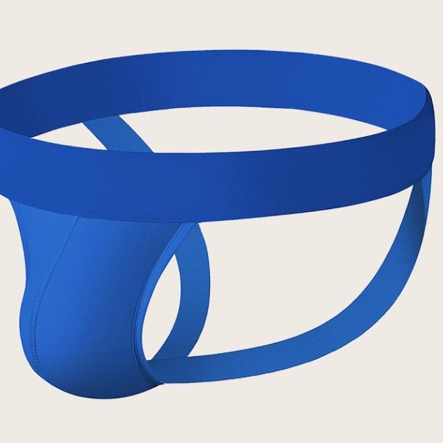 Jockstrap polos Jock Strap polos celana dalam pria jockstrap - Biru, XL