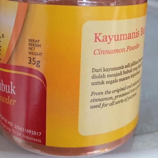 

⇴ KAYU MANIS BUBUK Cap Koepoe Koepoe 35gr (Cinnamon Powder) Fine QUALITY ☂