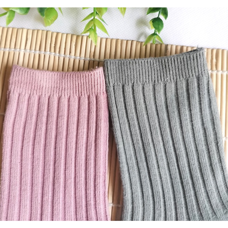 Kaos Kaki Musim Semi /Winter Cewek Di atas Mata Kaki Bahan Katun