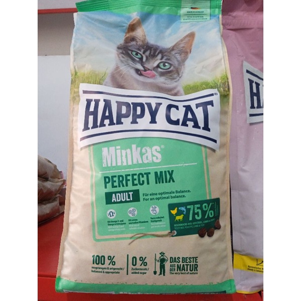 happy cat minkas mix 1,5kg makanan kucing