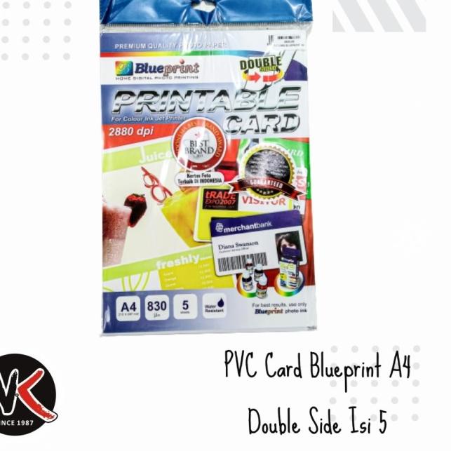 

Kertas PVC Bahan ID Card Instan A4 Isi 5 Lembar Blueprint