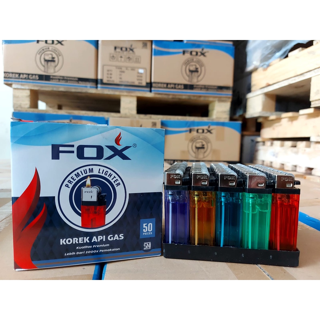 (1 Kotak 50pcs) Korek Roda Korek Magnet Korek Gas G2000 Kepala Hitam &amp; Putih