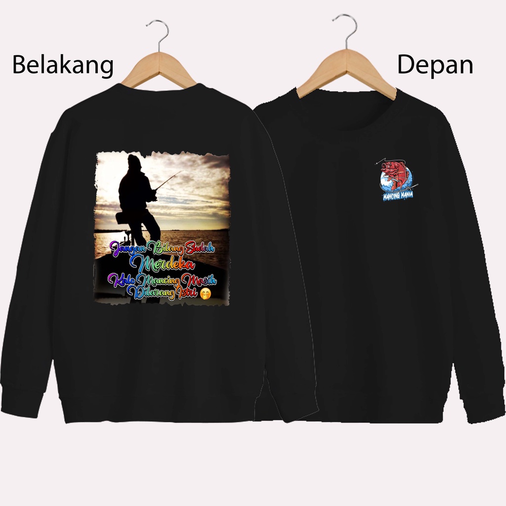 SWEATER UNISEX DB LOGO MM PRIA DAN WANITA  SWEATER JUMBO