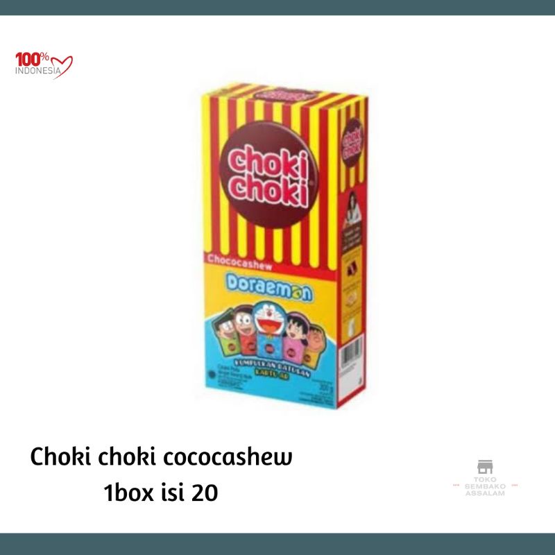 

choki choki Chococashew 1box isi 20 pcs / choki choki / coki coki cokelat