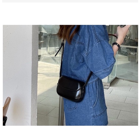 Tas Selempang Kulit Wanita Mini Slingbag Saddle Bag JS2 8505 import