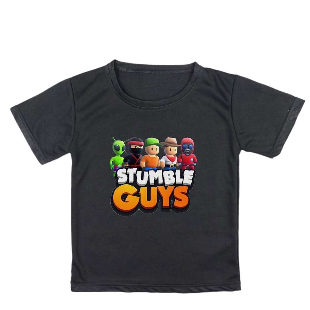 Atasan Baju Kaos Anak Stumble Guys Lava Laki Laki Perempuan Umur 2 - 10 Tahun K208