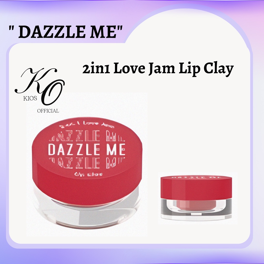 Dazzle Me 2 in 1 Love Jam Lip Clay | Lip Cream | Lip Matte | Lipstick | Lip Tint