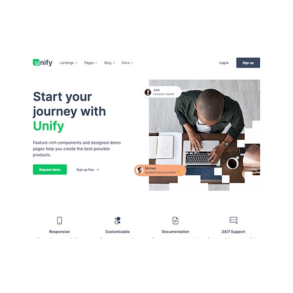 Jual Unify v3.2.1 Premium Multipurpose Responsive Bootstrap Template