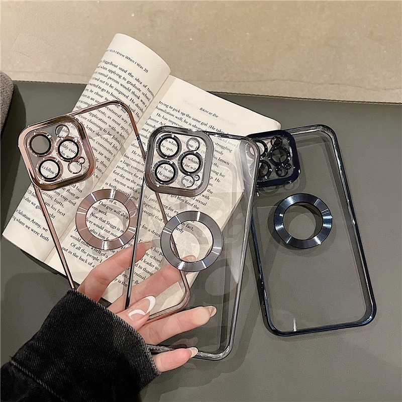 Case Pelindung Bahan Silikon Dengan Lensa Film Untuk IPhone 13 12 11 Pro Max 7 8 Plus X XR XS Max