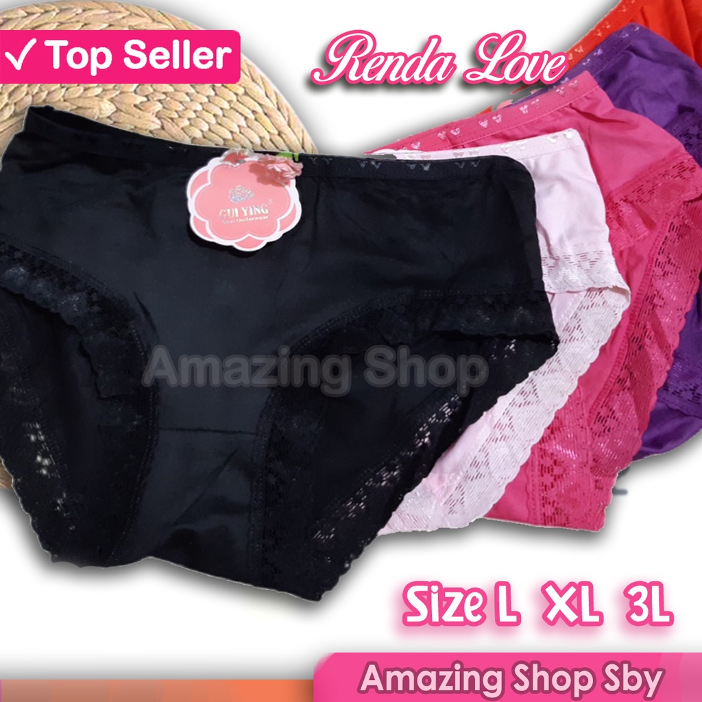 CD Import Celana Dalam Wanita GUI YING CD UNDIES PANTY WANITA MURAH Amazing Shop SBY