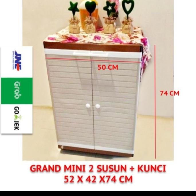 

Lemari Plastik Club Grand Mini Susun 2 Kunci stock ready