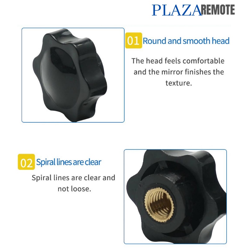 BAUT KEPALA HANDLE KNOB FEMAIL THREAD SCREW KNOB DRAT TIDAK BERLUBANG M5 M6 M8 M10 M12