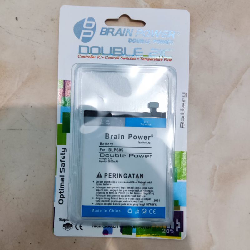 BATERAI BATRE BATTERY OPPO NEO 7 OPPO F1 F1F BLP605 DOUBLE POWER MERK BRAIN POWER