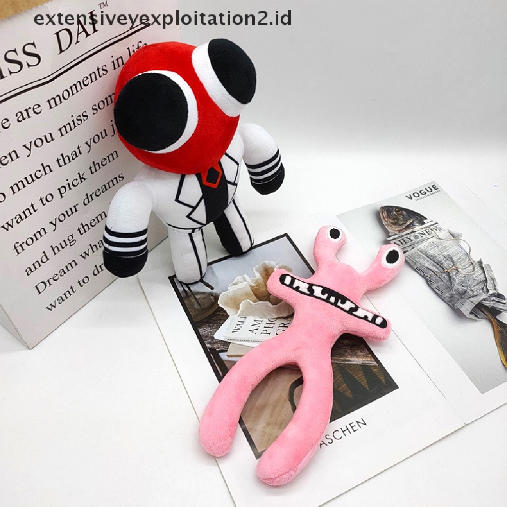 Mainan Boneka Stuffed Plush Hewan Monster Biru Lembut Untuk Anak